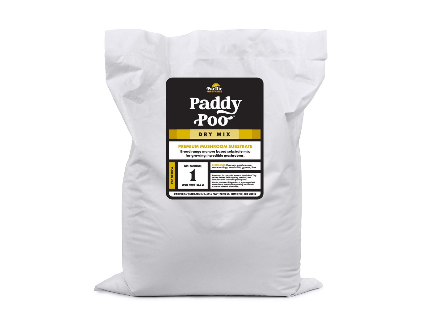 Paddy Poo Dry Mix™ Premixed Substrate - Pacific SubstratesPacific Substrates